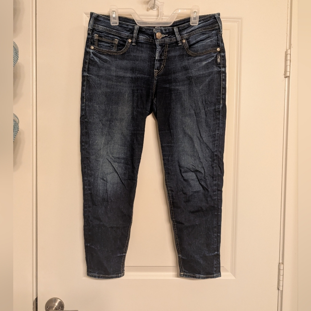 Dark Blue Silver Suki Women's Jeans
